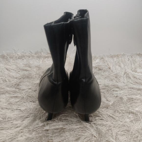 Y2K Cole haan pointed kitten heel bootie sz 6 - Picture 4 of 6